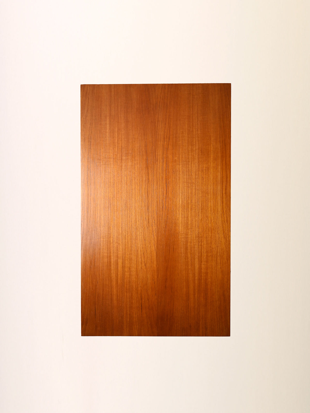 Scrivania scandinava in teak con blocco di cassetti mobili 8