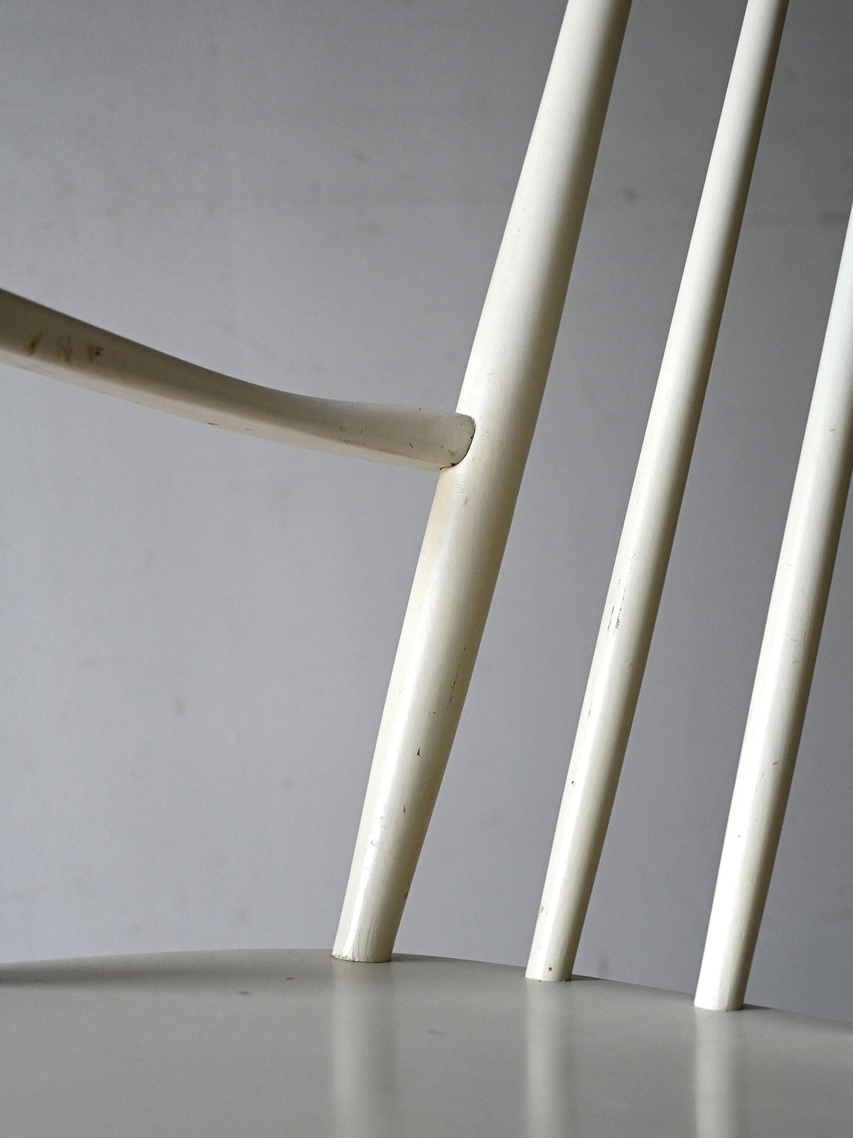 Sedia a dondolo scandinava Mid-Century 2