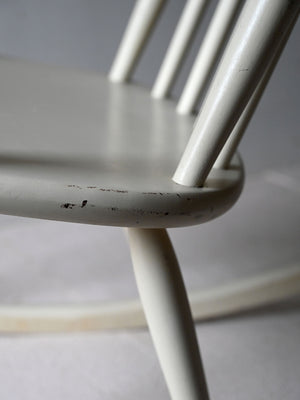 Sedia a dondolo scandinava Mid-Century 5
