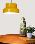 Lampada da soffitto Bumling gialla di Anders Pehrson