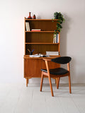 Libreria vintage con piano estraibile