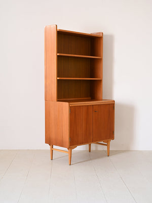 Libreria vintage con piano estraibile 4