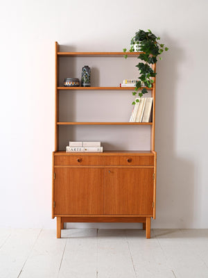 Libreria vintage con vano contenitore