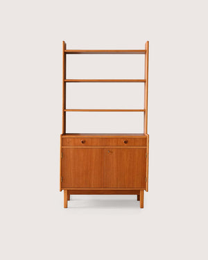 Libreria vintage con vano contenitore