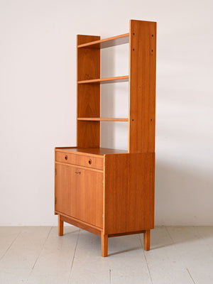 Libreria vintage con vano contenitore 4