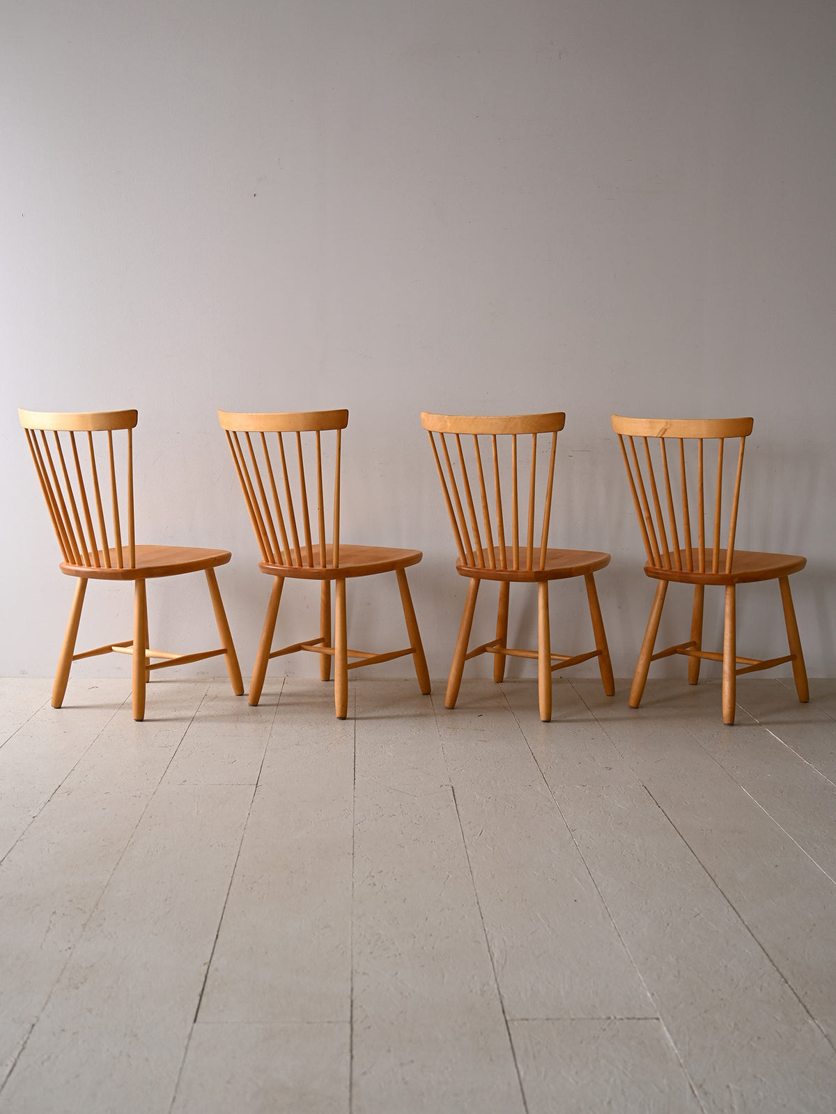 Set di 4 sedie di Carl Malmsten "Lilla Aland" 2