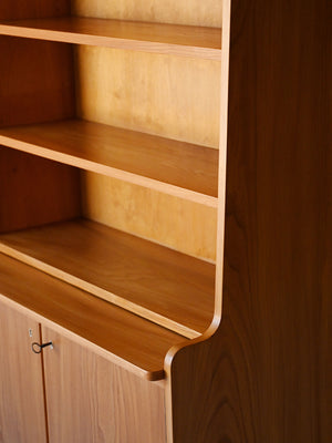 Libreria scandinava vintage in olmo chiaro 8