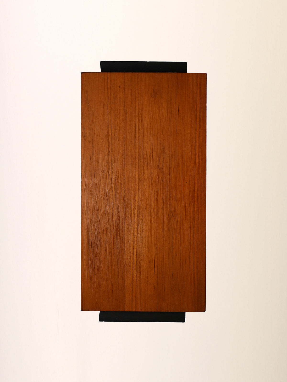 Comodino scandinavo anni ’50 in teak e ottone 8