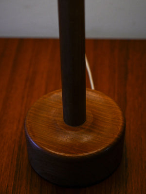 Lampada danese anni ’50/’60 in teak tornito 4
