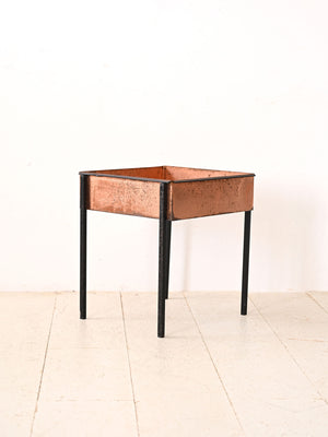 Fioriera vintage in metallo 2
