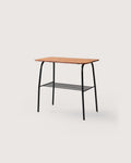 Coffee table scandinavo vintage con struttura in metallo