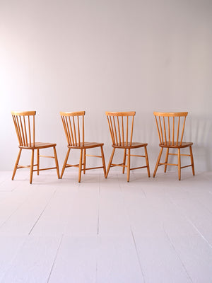 Sedie scandinave in legno