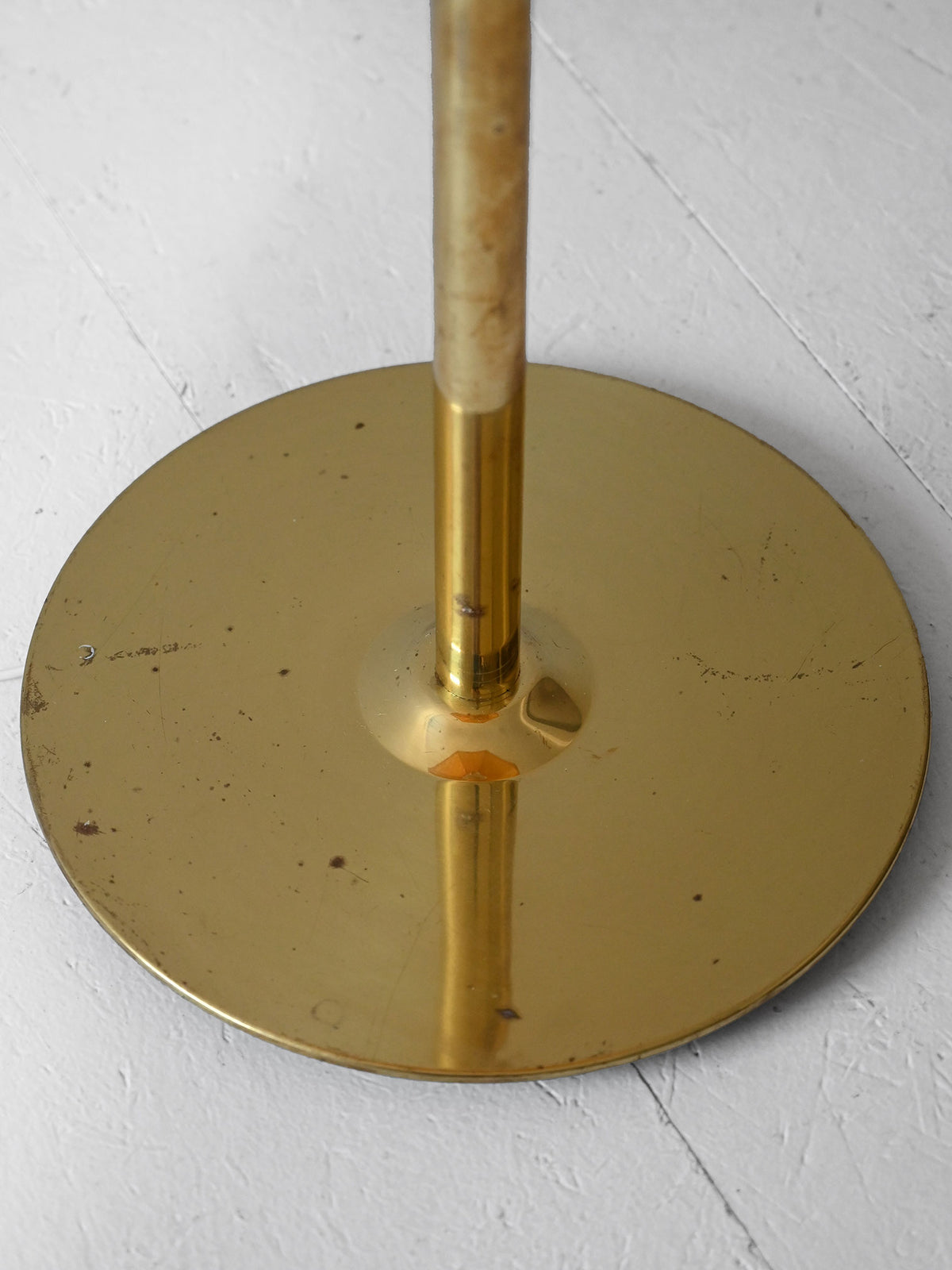 Lampada vintage con paralume giallo 6