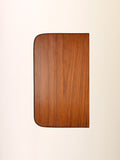 Comodino sospeso in teak e metallo 5