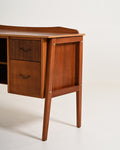 Scrivania scandinava in teak, anni '50