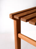 Sgabello scandinavo anni ’60 in pino a listelli 3