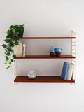 Mensola Hylla scandinava vintage mogano