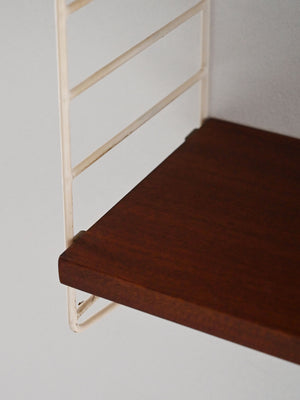 Mensola Hylla scandinava vintage mogano 4