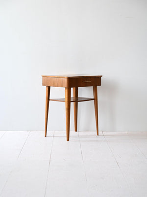 Comodino scandinavo in mogano 2