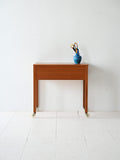 Mobiletto scandinavo anni '50 in teak con scomparti