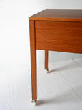 Mobiletto scandinavo anni '50 in teak con scomparti 5