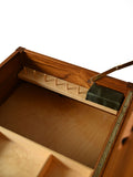 Mobiletto scandinavo anni '50 in teak con scomparti 9