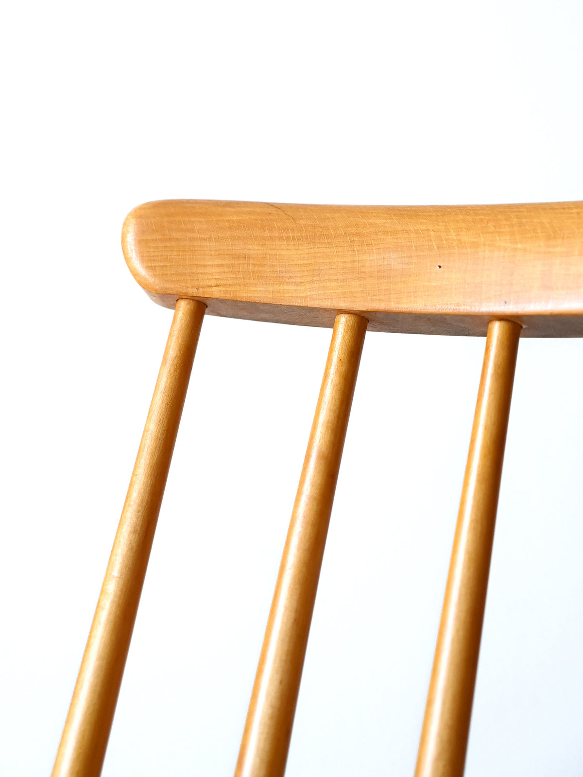 Sedia 'Pinnstol' svedese anni '60 – Seduta in teak e struttura in faggio 3