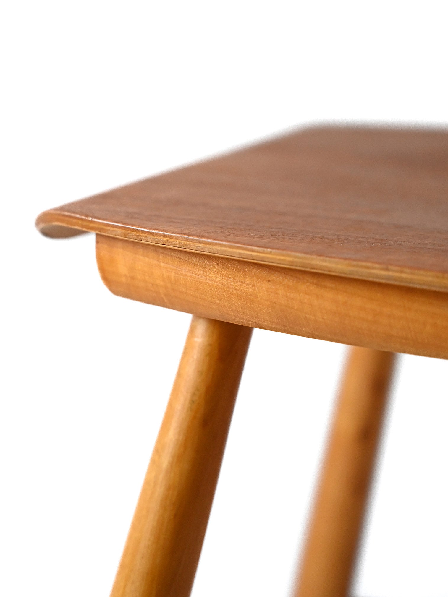 Sedia 'Pinnstol' svedese anni '60 – Seduta in teak e struttura in faggio 5