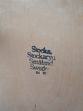 Sedia 'Pinnstol' svedese anni '60 – Seduta in teak e struttura in faggio 7