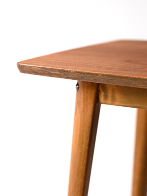 Tavolino scandinavo anni ’60 in teak e faggio 3