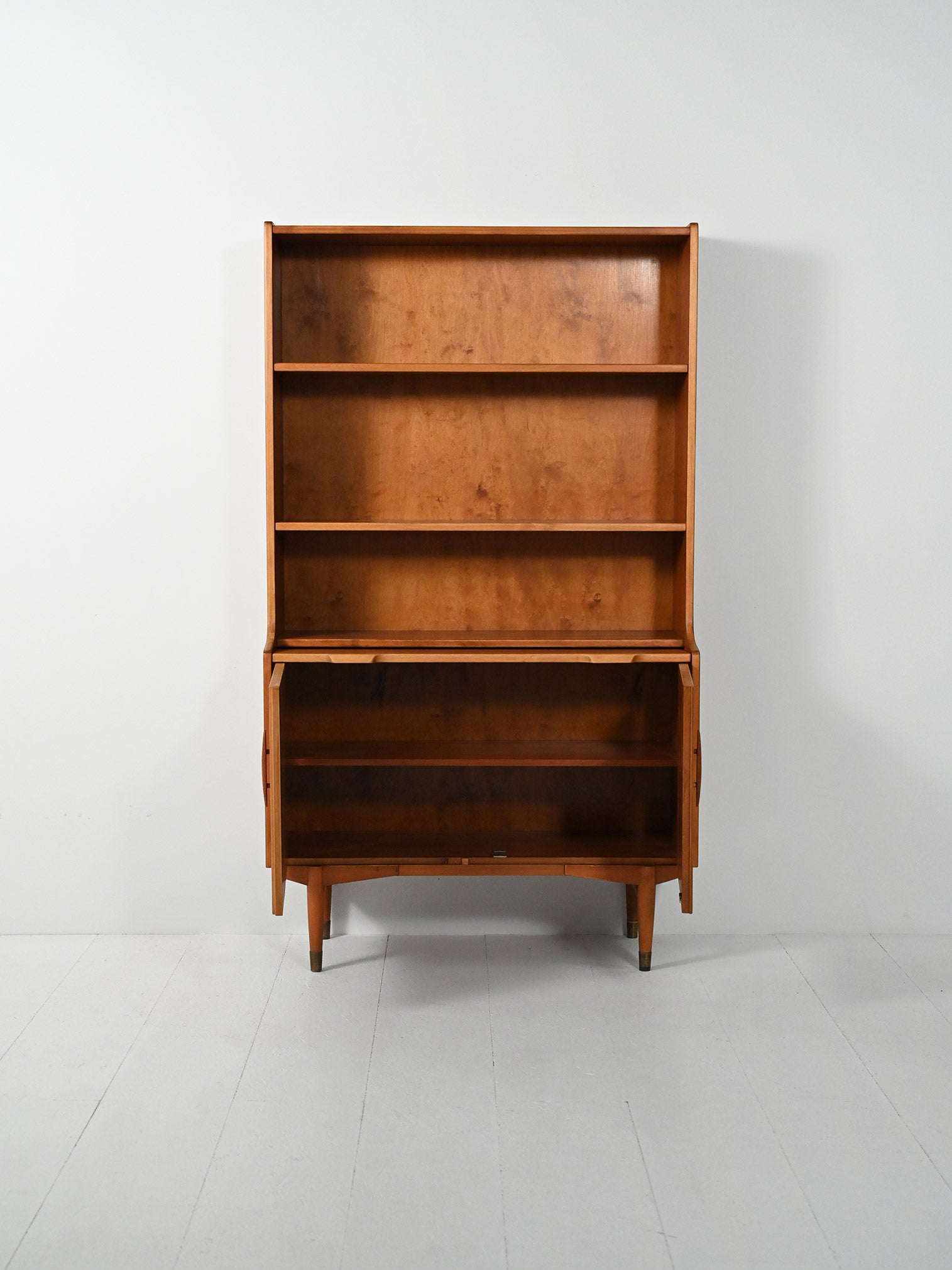 Libreria in teak di H.Troeds con scrittoio 1