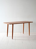 Tavolino da caffè scandinavo in teak anni ’50 1