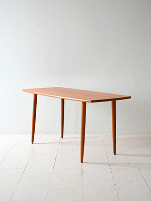 Tavolino da caffè scandinavo in teak anni ’50 3