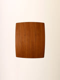 Coffee table scandinavo anni ’60 con mensola in paglia di Vienna 8