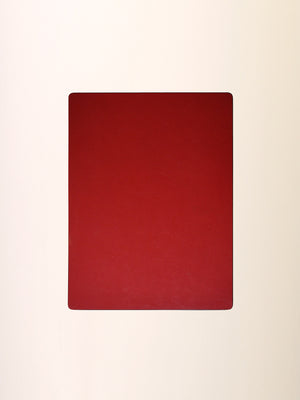 Tavolo da pranzo scandinavo anni '60 con top in formica rossa 7