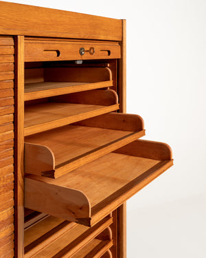 Mobile archivio svedese in rovere, primi ’900