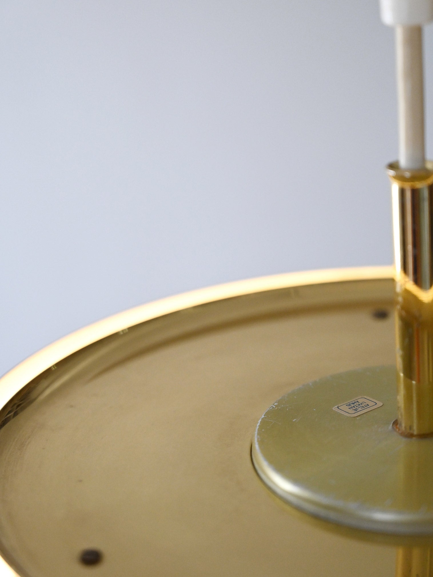 Lampada da soffitto Bumling in ottone di Anders Pehrson 3