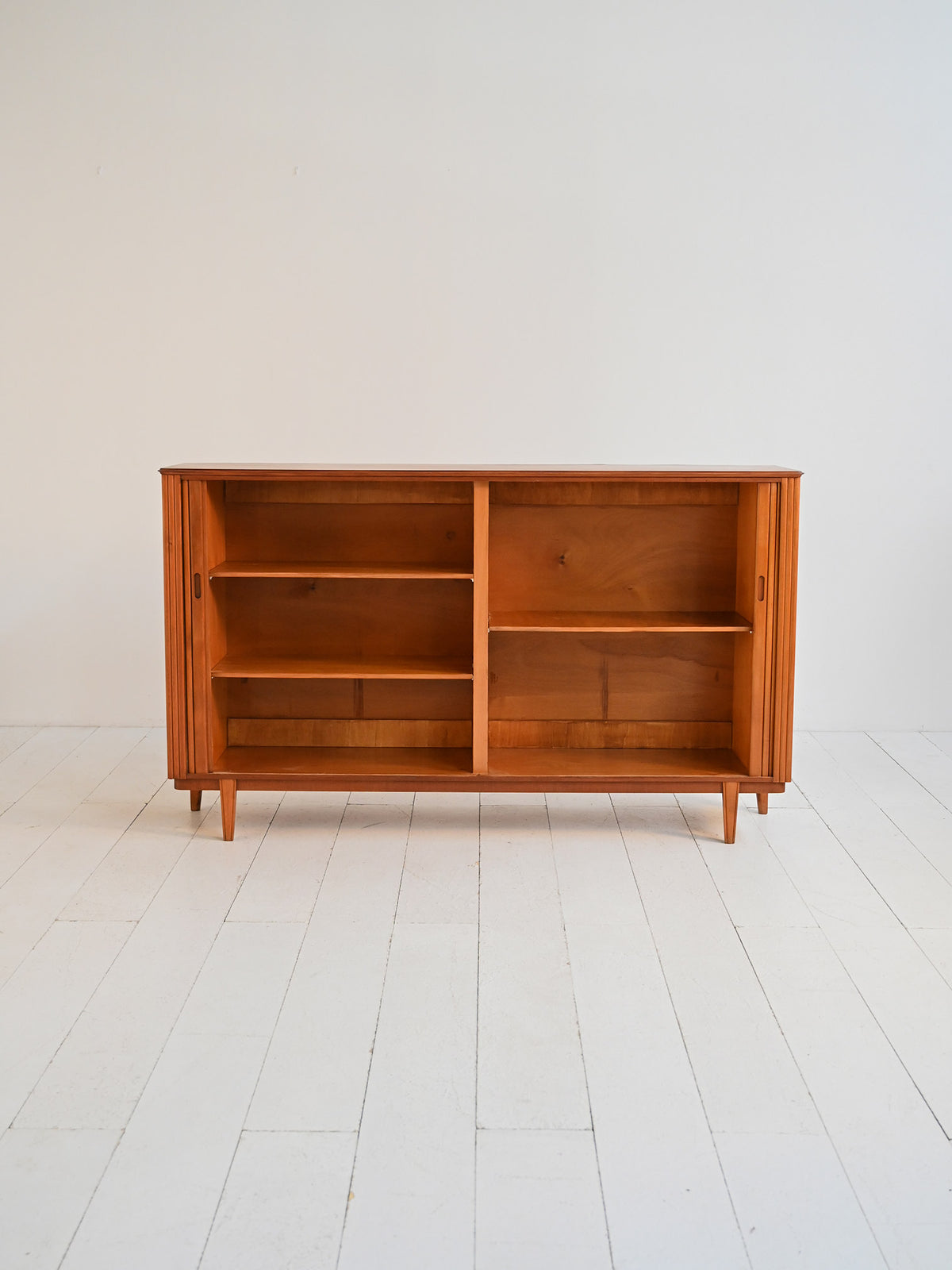 Highboard a serrandina in teak scandinavo anni ’60 2