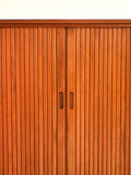 Highboard a serrandina in teak scandinavo anni ’60 3