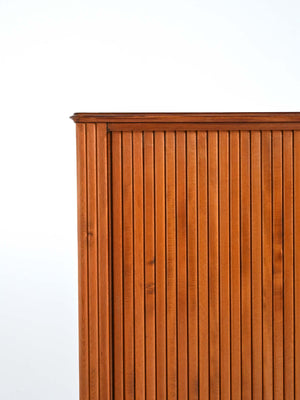 Highboard a serrandina in teak scandinavo anni ’60 4