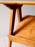 Tavolino scandinavo vintage con espositore in betulla 5