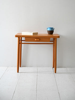 Comodino scandinavo anni ’60 in legno di faggio