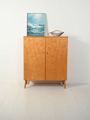 Cabinet scandinavo vintage in betulla anni ’50