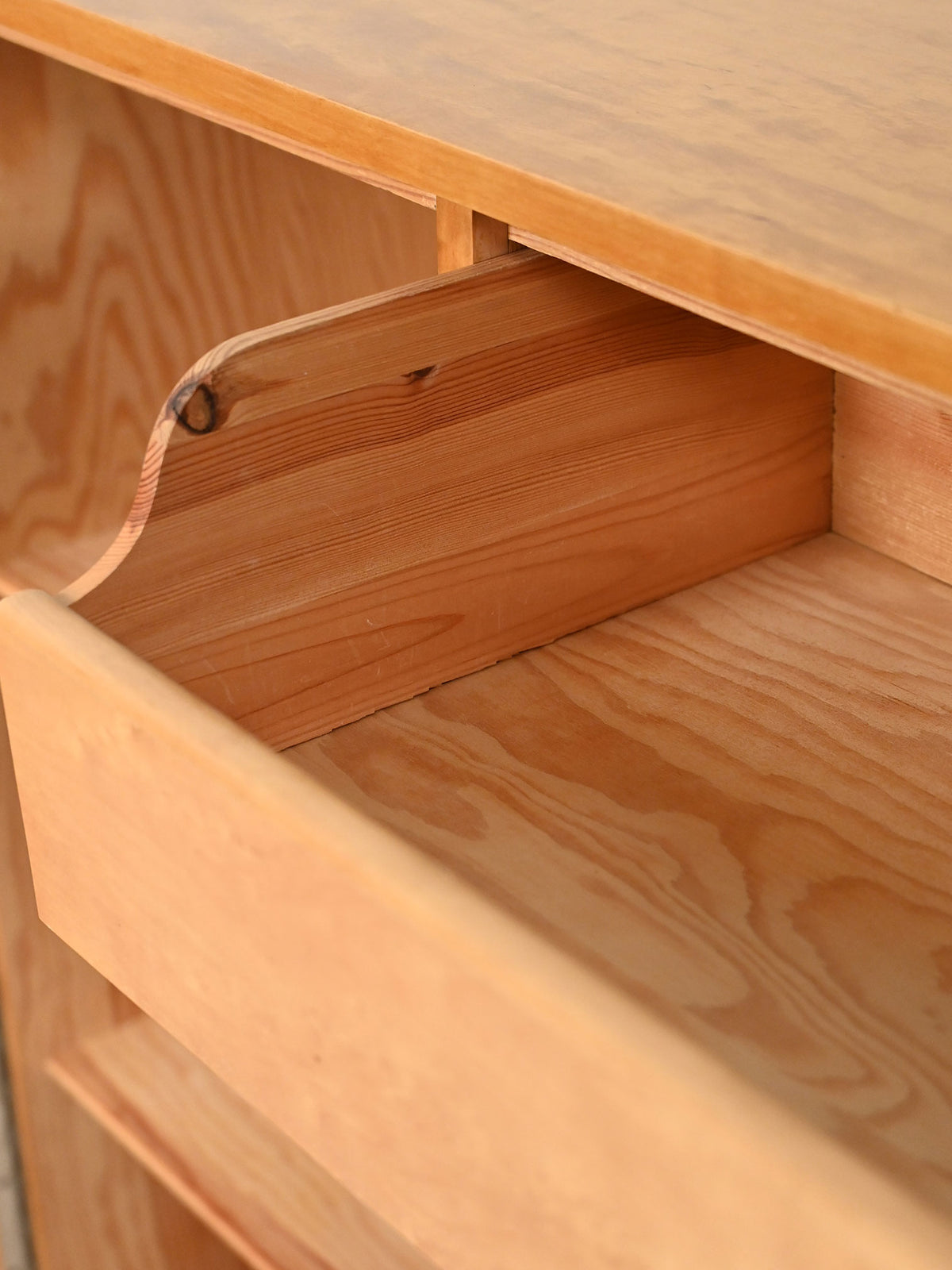Cabinet scandinavo vintage in betulla anni ’50 6