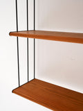 "Hylla" scandinava vintage anni 60 in rovere e ferro 4