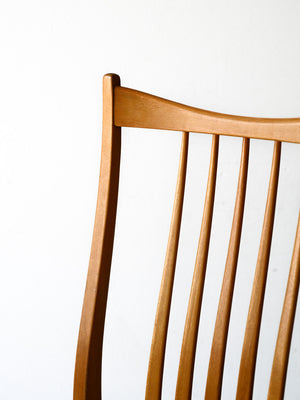 Set 4 sedie scandinave vintage anni 50/60 in faggio 5