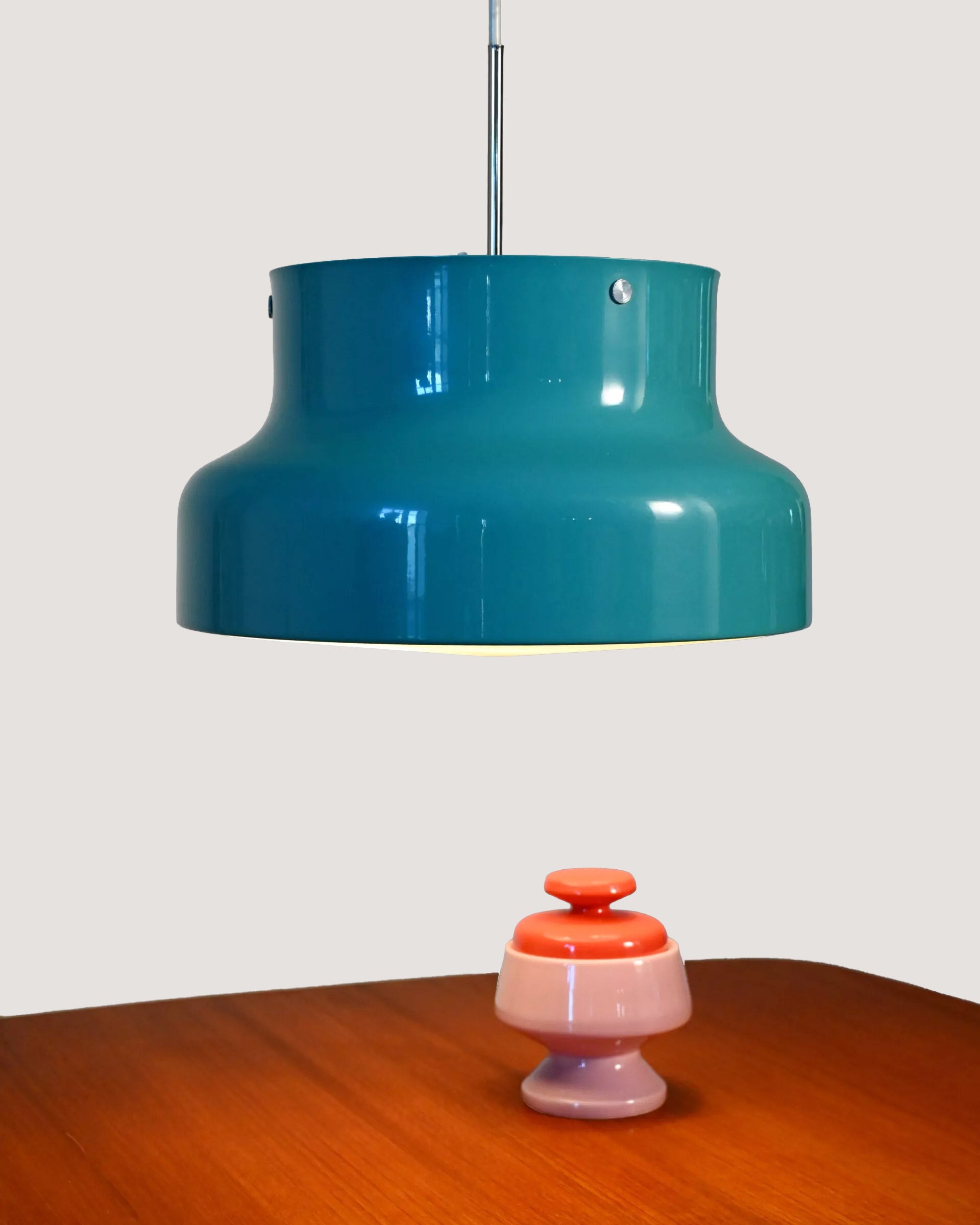 Lampada da soffitto Bumling azzurra di Anders Pehrson