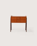 Comodino scandinavo vintage anni ’50 in teak