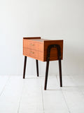 Comodino scandinavo vintage anni ’50 in teak 3