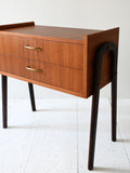 Comodino scandinavo vintage anni ’50 in teak 7